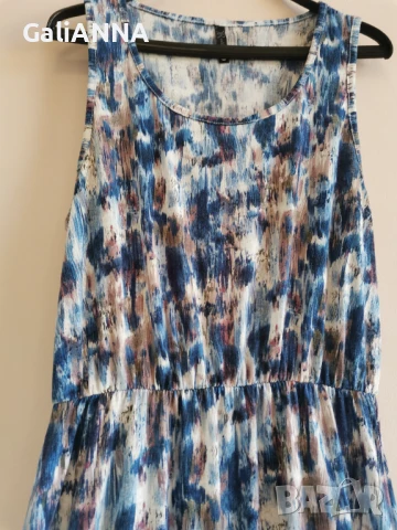 СТРАХОТНА ЛЯТНА РОКЛЯ ЕФЕКТЕН ДЕСЕН XL, снимка 2 - Рокли - 50926167