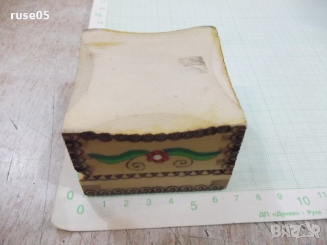 Кутия дървена пирографирана от соца, снимка 3 - Други ценни предмети - 26375734