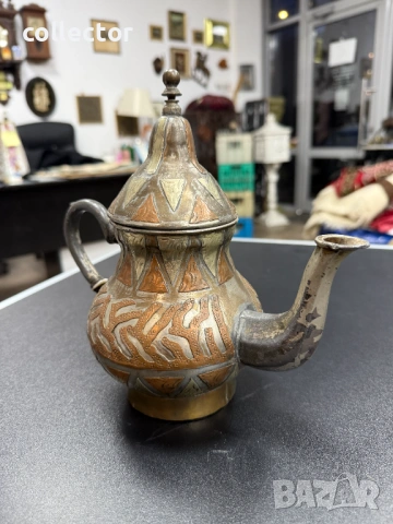 Традиционен марокански / арабски чайник. №7868, снимка 4 - Антикварни и старинни предмети - 53476528