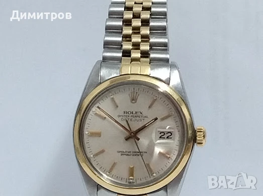 ROLEX Datejust 16003,рядък,18к Gold&Steel,36mm/злато+стомана/-оригинал, снимка 8 - Луксозни - 51204169