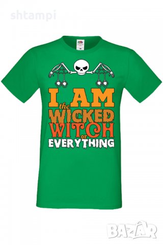 Мъжка тениска I'm The Wicked Witch Of Everything 2,Halloween,Хелоуин,Празник,Забавление,Изненада,, снимка 7 - Тениски - 38130338