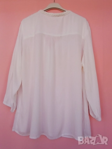 Бели кенарени и памучни дамски ризи за всякакъв повод, снимка 4 - Ризи - 51484198