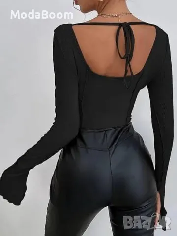 Дамска блуза с акцент, снимка 2 - Блузи с дълъг ръкав и пуловери - 48934951