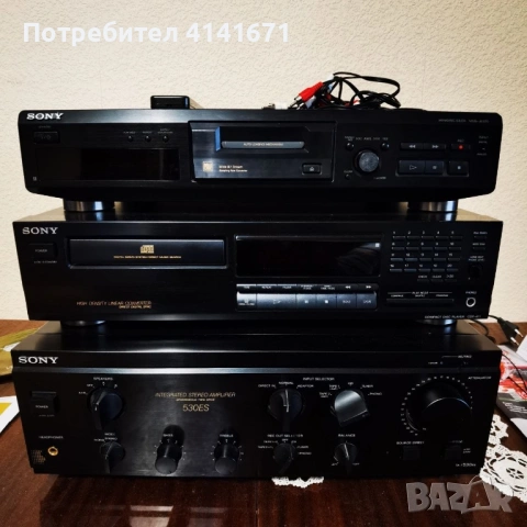 Sony ES .Сет , Усилвател,СД, мини Сд