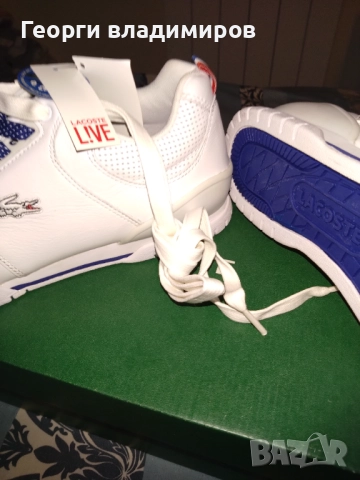 Lacoste оригинални и изключително качествени маратонки , снимка 7 - Маратонки - 52566331