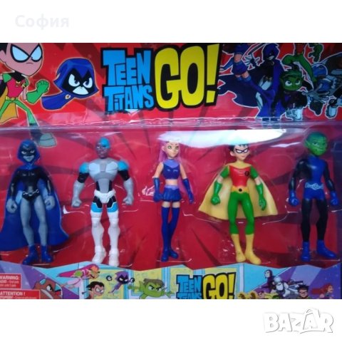 Kомплект TEEN TITANS GO Фигурки играчки, снимка 6 - Фигурки - 42986898