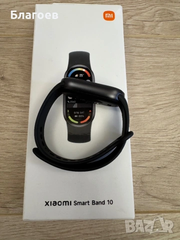 Гривна Xiaomi Smart Band 10, черен цвят, снимка 5 - Смарт гривни - 53220238