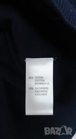 Тъмносин дамски памучен пуловер Близнаци Rodier, снимка 4 - Блузи с дълъг ръкав и пуловери - 34771731