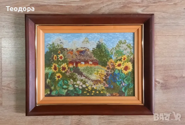 Продавам ръчно ушити гоблени с ДМС КОНЦИ, снимка 2 - Декорация за дома - 47293831