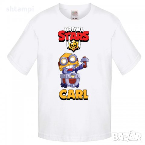 Детска тениска Carl Brawl Stars, снимка 1 - Детски тениски и потници - 32920119