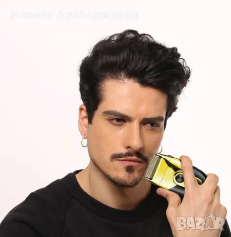 Професионална електрическа самобръсначка, VGR V-383, водоустойчива, LCD дисплей, стойка за зареждане, снимка 5 - Други инструменти - 47506638