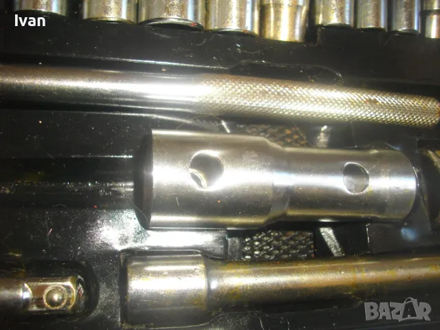 НЕМСКА МАЛКА ГЕДОРИЯ ИНСТРУМЕНТАЛИУМ 18 ЧАСТИ СТАРО КАЧЕСТВО ТРЕСЧОТКА ТОРСОВЕ АДАПТЕРИ НЕПЪЛЕН К-Т, снимка 11 - Други инструменти - 48563559