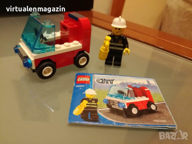 Конструктор Лего - модел LEGO City 30001 - Пожарникарска кола, снимка 1 - Конструктори - 38763286