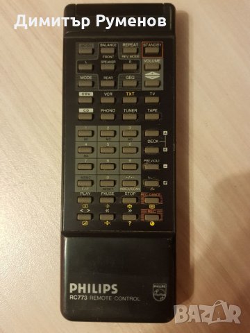 Дистанционно Philips RC773, снимка 1 - Ресийвъри, усилватели, смесителни пултове - 33204486