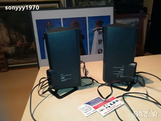 altec lansing-активни колони-23х11х10см-внос швеция, снимка 14 - Тонколони - 28236751