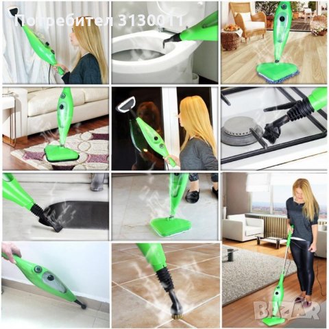 Хит 1500W Steam mop X12/Х10/X5 модел 2022 ПРОМО НОВИ Парочистачки +12м Гаранция, снимка 5 - Парочистачки и Водоструйки - 34915939