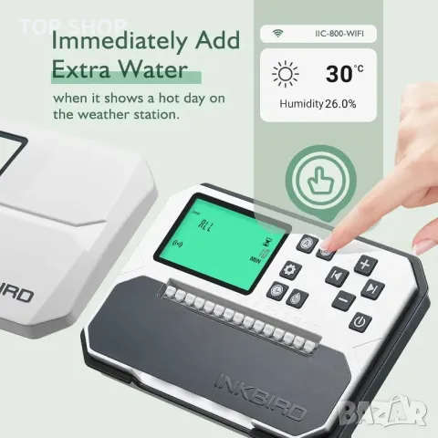 Компютър за напояване, 8-зонов INKBIRD IIC-800-WIFI  , снимка 4 - Напояване - 48678706