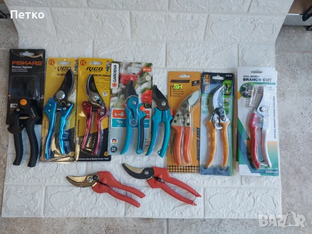 Лозарски ножици Рико,Fiskars и Bahco., снимка 2 - Градинска техника - 49203660