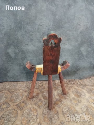 Старинен скандинавски стол за раждане, снимка 2 - Столове - 38043430