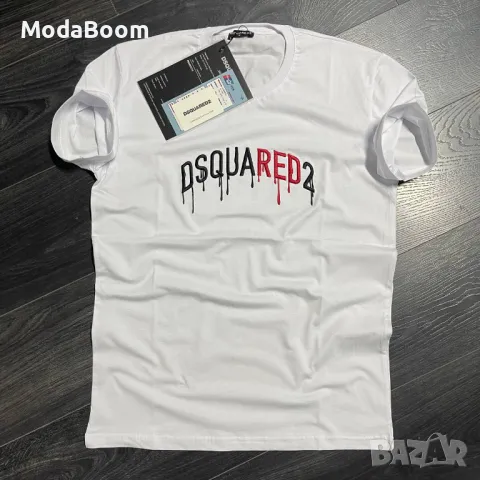 DSQUARED2 бяла мъжка тениска 