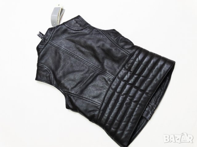 НОВ и Намален! G-star 5620 Custom Zip Leather Дамско Яке Елек Естествена Кожa S, снимка 14 - Якета - 35002980