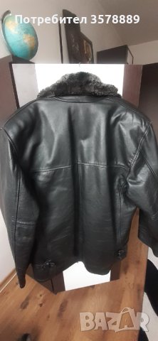 Мъжко яке от естествена кожа 3XL, снимка 3 - Якета - 43833560