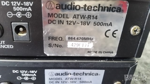 Audio Technica ATW-R14 UHF Diversity Receiver, снимка 6 - Микрофони - 28256435