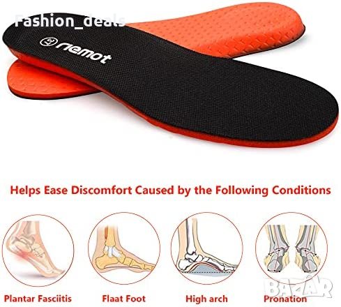 Нови стелки за обувки ортопедична опора Подложка при болка Вложки, снимка 4 - Други - 40481776