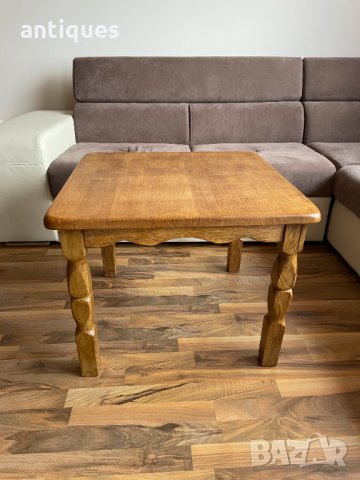 Стара дървена маса от чисто дърво - дърворезба, снимка 6 - Антикварни и старинни предмети - 32435730