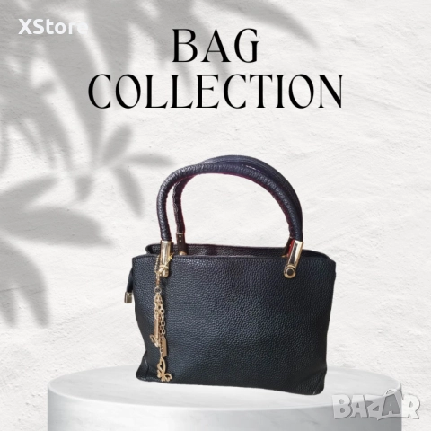 Елегантна чанта в черен цвят, снимка 6 - Чанти - 52585397