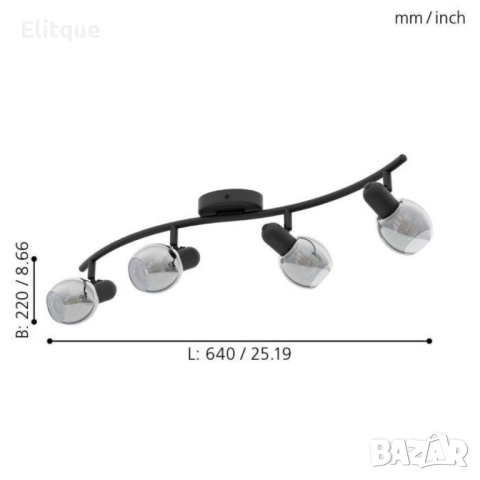 Уникален спот Sansa, E14, 1 max 40 W, снимка 3 - Други - 52853734