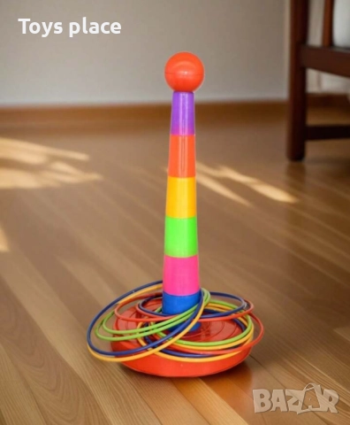 Игра с рингове за нанизване, снимка 2 - Образователни игри - 52511018