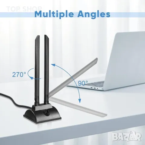 Wifi антена- усилвател на сигнал 4G LTE 6dBi, снимка 2 - Рутери - 48633886