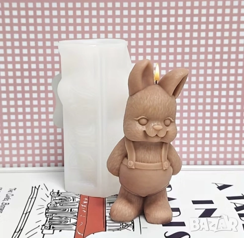 Молд зайче с панталонки, снимка 2 - Форми - 52072823