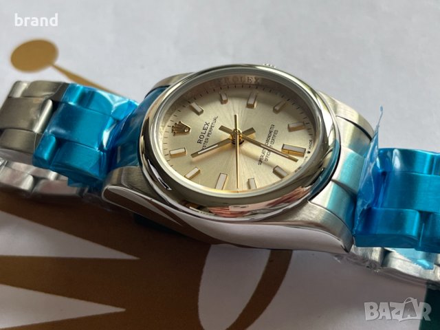 Дамски часовник ROLEX OYSTER PERPETUAL 31mm механичен клас 5А+, снимка 8 - Дамски - 34504795