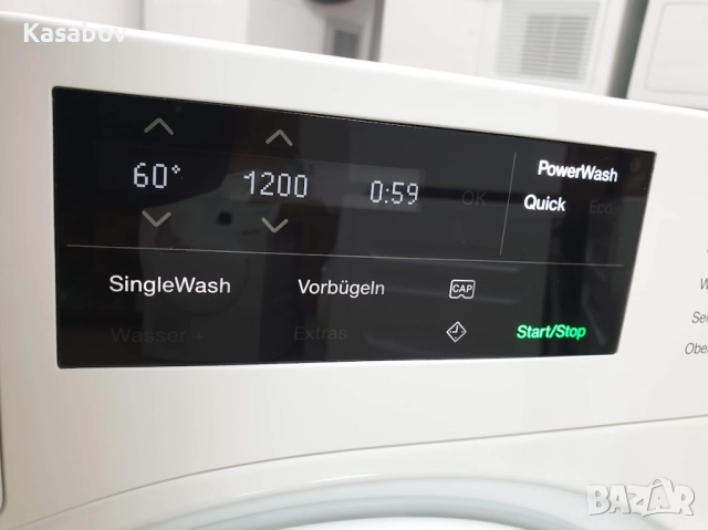 Miele W1 - PowerWash - Пералня Миеле 12м Гаранция, снимка 3 - Перални - 51991244