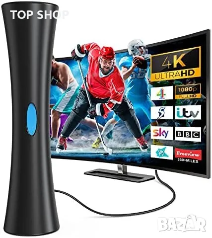 Нова Вътрешна телевизионна антена голям обхват силен сигнал телевизор, снимка 4 - Приемници и антени - 49309192