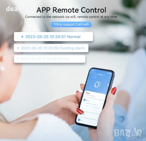 Meian Zigbee Детектор за изтичане на вода Дистанционен мониторинг Интелигентна домашна защита, снимка 6 - Друга електроника - 51025799