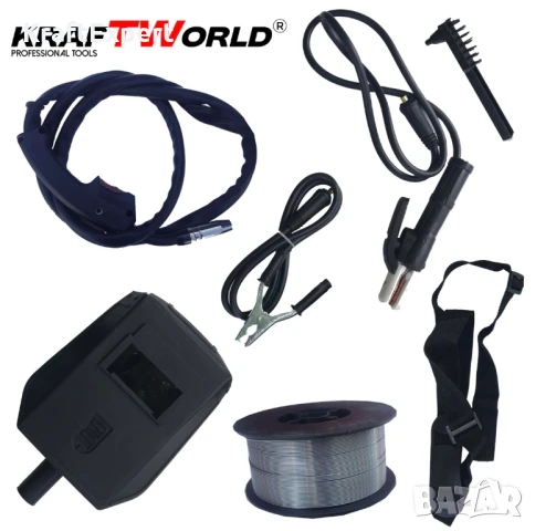 Професионален Инверторен Електрожен KraftWorld 400А с Телоподаващо 2в1 – Компактен и Мощен, снимка 5 - Други инструменти - 50641373