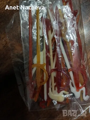 Клечки за хапки фигурални, разноцветни , снимка 1