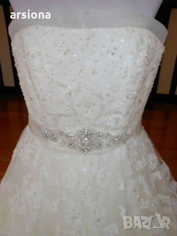 Дизайнерска булчинска рокля San Patrick (Pronovias) , снимка 6 - Сватбени рокли - 11139956