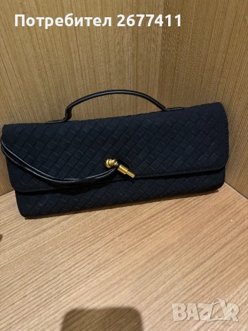 Дамска велирена чанта клъч топ bottega, снимка 3 - Чанти - 53276602