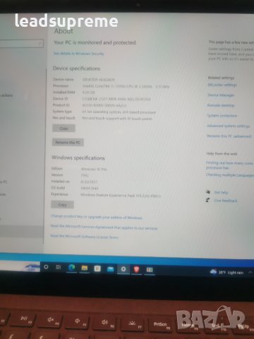 Microsoft surface laptop i5 7200u 8gb 256 ssd, снимка 3 - Лаптопи за работа - 38874156