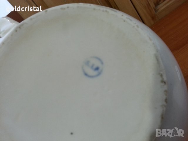 Стар български порцелан чайник, снимка 3 - Антикварни и старинни предмети - 39665198