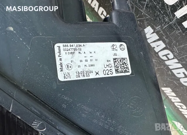 Фар десен фарове за Шкода Кодиак фейс Skoda Kodiaq facelift, снимка 7 - Части - 50012022