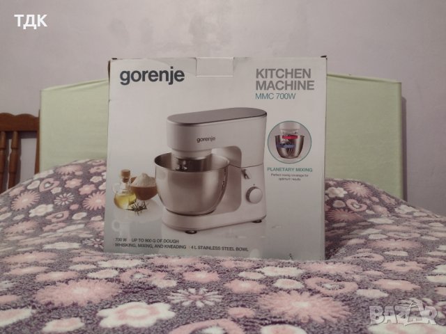 Планетарен миксер Gorenje MMC 700W нов, снимка 4 - Миксери - 43155013