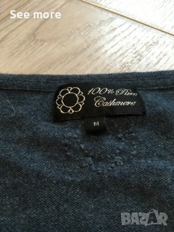 100% Pure Cashmere M, снимка 5 - Блузи с дълъг ръкав и пуловери - 52101869