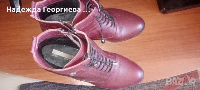 Естествена кожа боти 38 размер , снимка 4 - Дамски боти - 48077117
