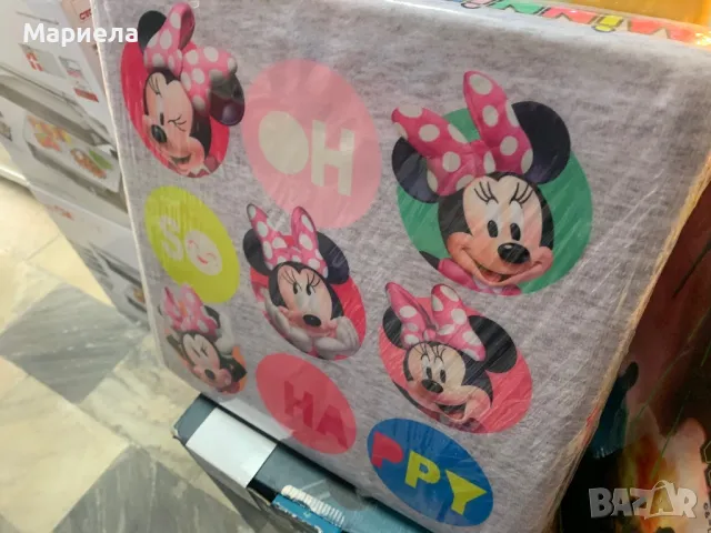 Табуретка ”Мики Маус” / Детска Табуретка с място за съхранение, снимка 2 - Мебели за детската стая - 50347234
