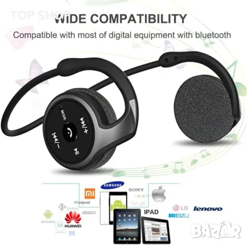 Bluetooth слушалки с MP3 плеар и FM радио EGRD SX-998, снимка 3 - MP3 и MP4 плеъри - 48487182